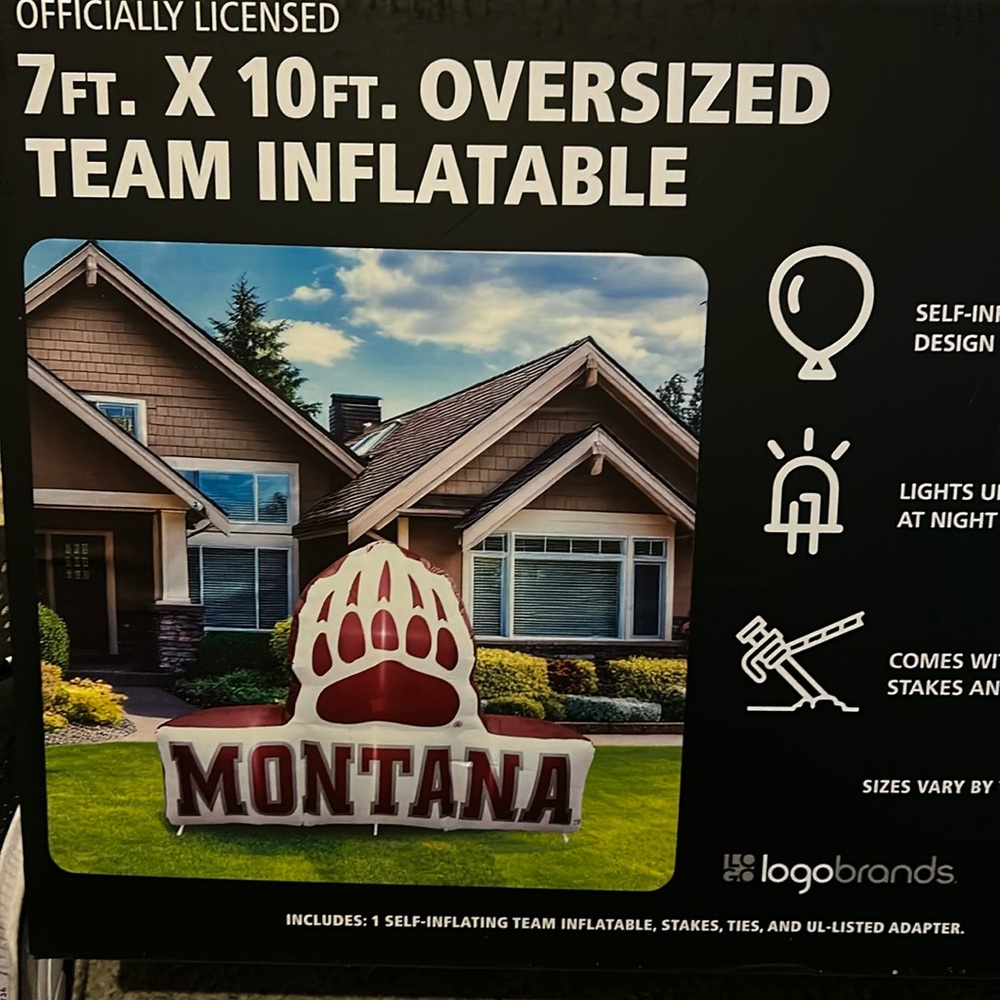 Montana Grizzlies Officially Licensed Oversized Tailgate Inflatable